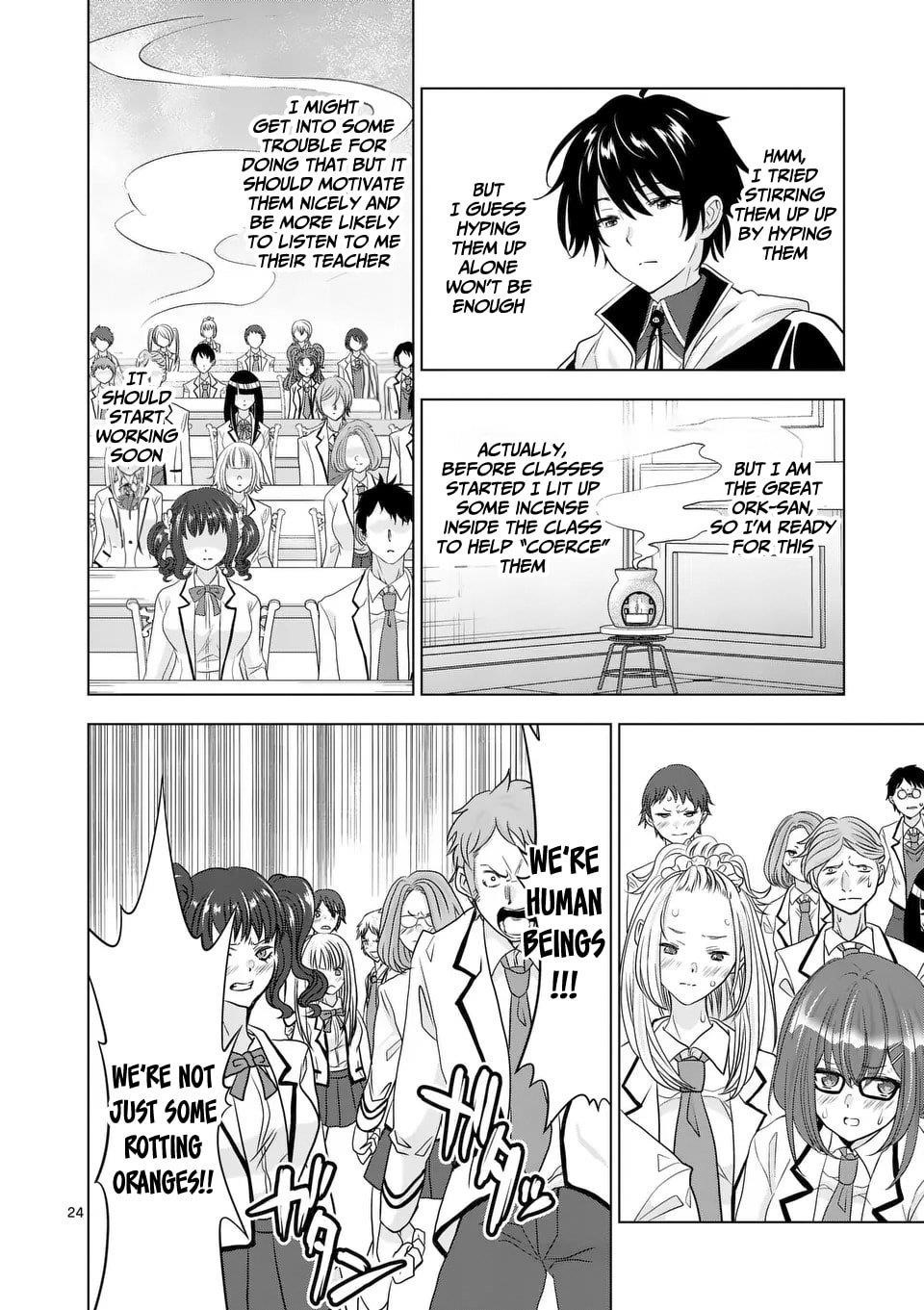 Shijou Saikyou Orc-san no Tanoshii Tanetsuke Harem Zukuri Chapter 113.1 - Page 24