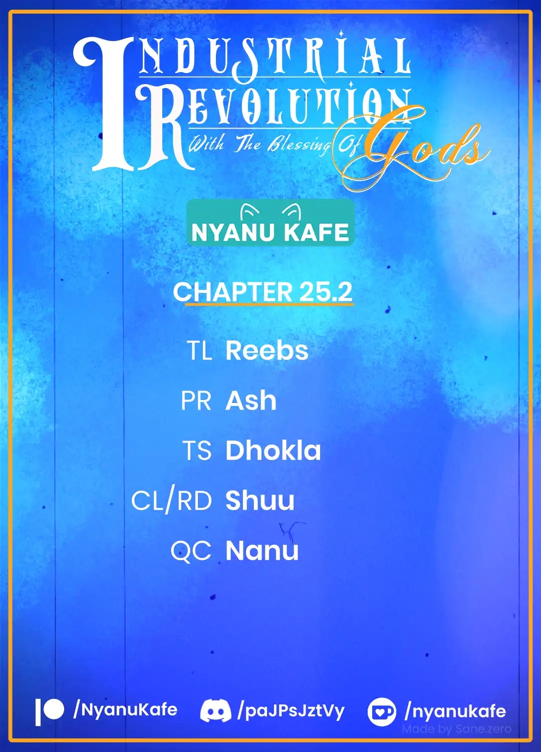 Revolution in production with the blessings of the gods – While living a leisurely, slow life in a corner of another world, somehow a diverse group of people gathered to form the strongest nation… Chapter 25.2 - Page 1