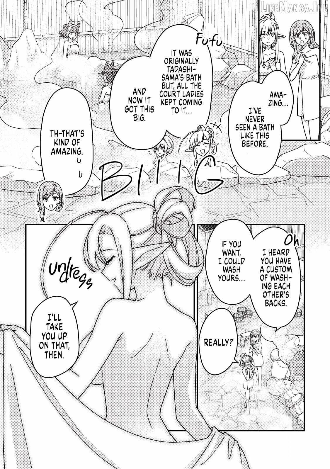 Revolution in production with the blessings of the gods – While living a leisurely, slow life in a corner of another world, somehow a diverse group of people gathered to form the strongest nation… Chapter 34.3 - Page 6
