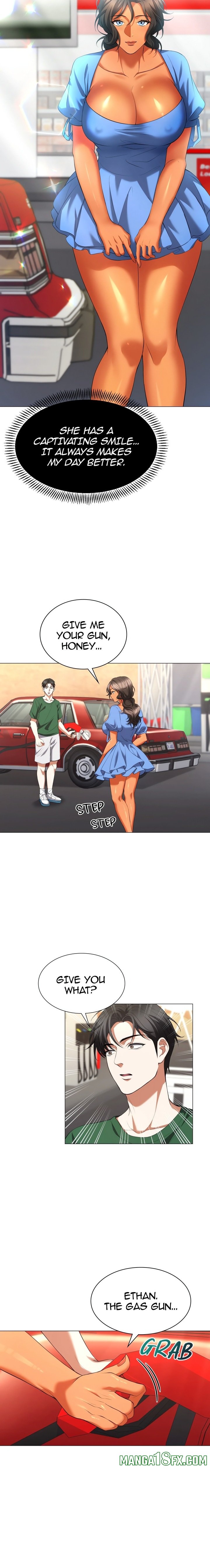 Backseat Trip with my Stepmother (Uncensored) Chapter 1 - Page 9