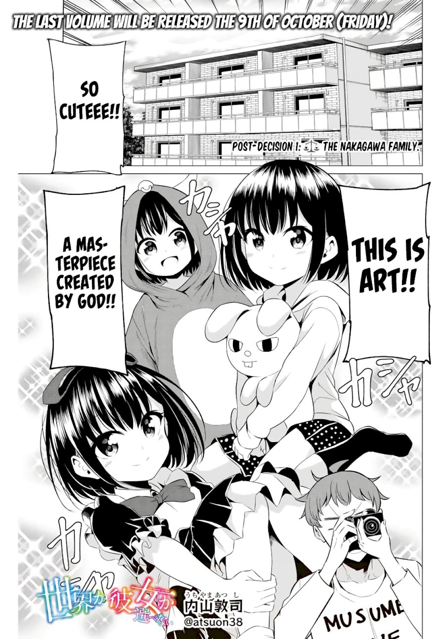 Sekai ka Kanojo ka Erabenai Chapter 40.2 - Page 2