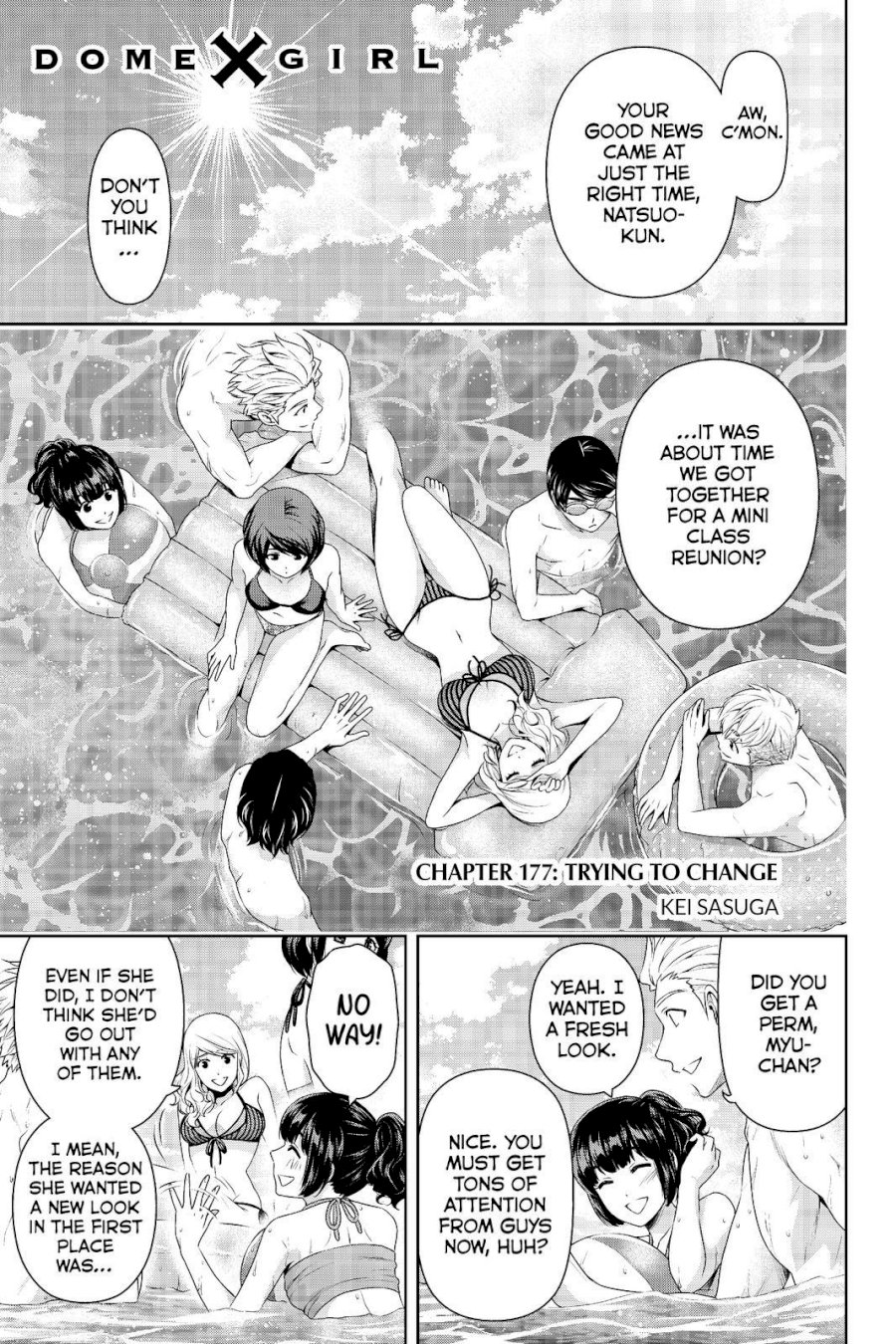 Domestic na Kanojo Chapter 177 - Page 1